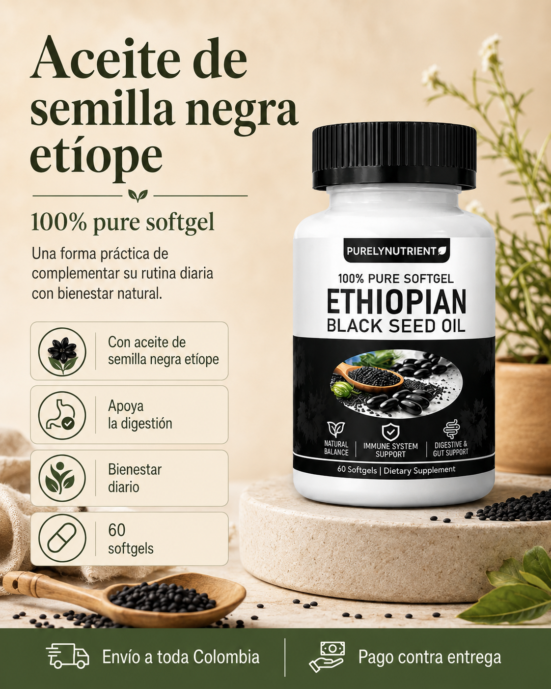 Ethiopian Black Seed Oil