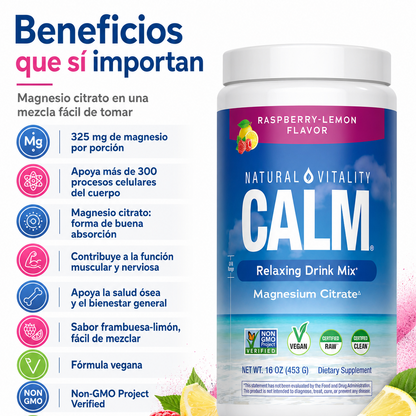 Natural Vitality CALM Magnesio en Polvo