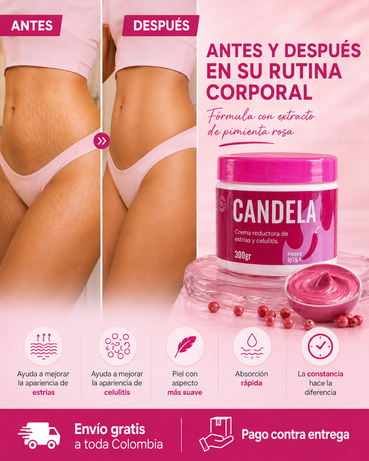 Candela Anti Estrias Crema Reductora