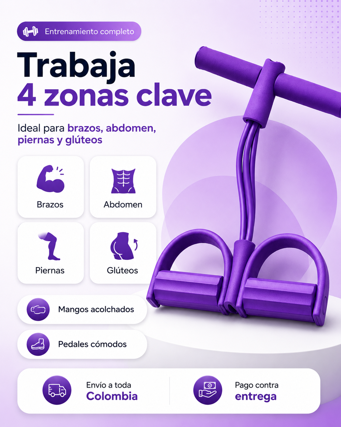 Banda Elástica con Pedales